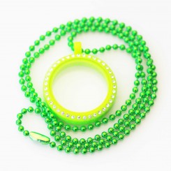 Kids Locket & Necklace Set - Lime Green